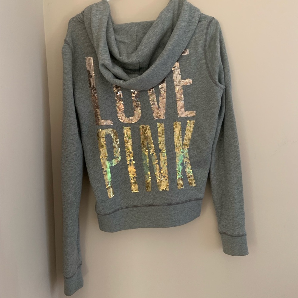 PINK Victoria’s Secret brand grey sweatshirt size small